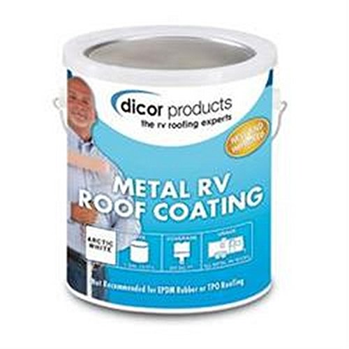 Dicor RV Trailer Corp 1gal ELASTOMERIC Coating Roof Coating