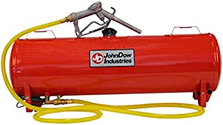 John Dow Industries JDI-FST15 15-Gallon Steel Portable Fuel Station, Gas Can Red