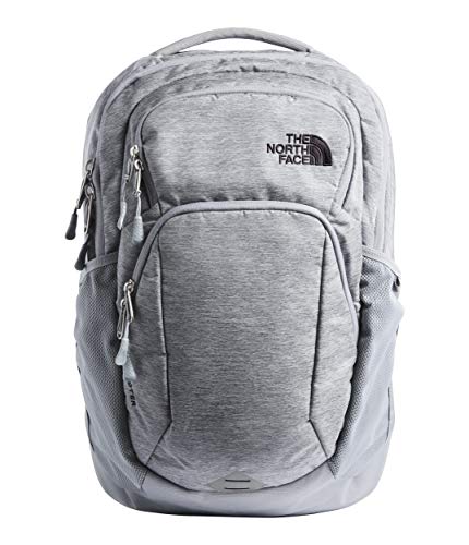 The North Face Pivoter Backpack, Mid Grey Dark Heather/TNF Black, One Size