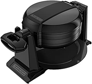 BLACK+DECKER Rotating Waffle Maker, Black, WMD200B