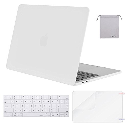 MOSISO MacBook Pro 13 inch Case MacBook Pro 13 - A2159 A1989 A1706 A1708 - White