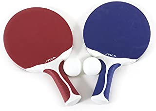 STIGA Flow Outdoor 2-Player Table Tennis Set Includes Two Outdoor Rackets and Two Outdoor Balls