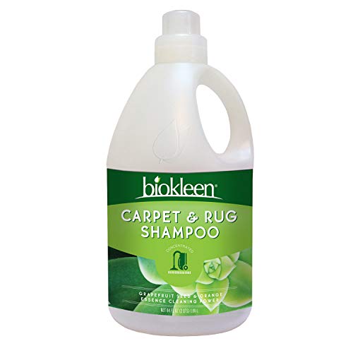 Biokleen Natural Carpet Cleaner and Rug Shampoo - 64 Ounce - Carpet Cleaner, Safe Around Kids and Pets