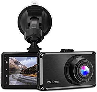 Dash Cam, 3 Inch 1080P FHD Dvr Car Driving Recorder, 170 Wide Angle Dash Camera with Loop Recording, G-Sensor, Parking Monitor, Motion Detection [GRC]