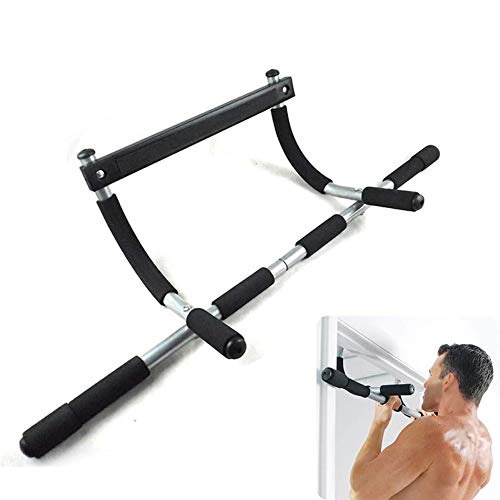 Adjustable Multi-Grip Lite Pull Up/Chin Up Bar, Heavy Duty Doorway Upper Body Workout Bar for Home Gyms