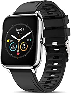 Canmixs Smart Watch for Android iPhone Compatible Waterproof Smart Watches for Women Men Bluetooth Smartwatch with Heart Rate Sleep Monitor Blood Oxygen Meter Sport Fitness Tracker Digital Watches