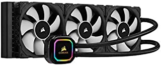 Corsair Hydro Series H150i PRO RGB AIO Liquid CPU Cooler,360mm,Triple ML120 PWM Fans, Intel 115x/2066, AMD AM4