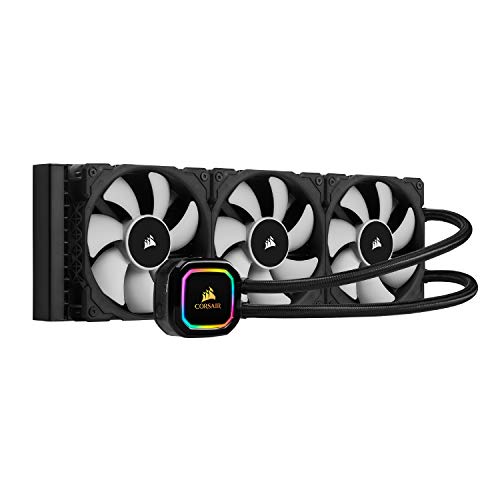 Corsair Hydro Series H150i PRO RGB AIO Liquid CPU Cooler,360mm,Triple ML120 PWM Fans, Intel 115x/2066, AMD AM4