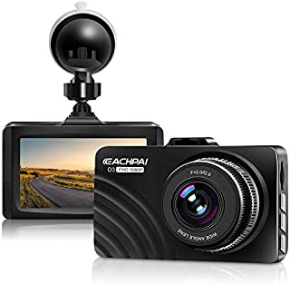 Dash Cam 1080P Full HD Car Dashboard Camera Recorder for Cars with Super Night Vision, 3 LCD Screen DVR Dashcam, Parking Monitor, G-Sensor, WDR, Motion Detection