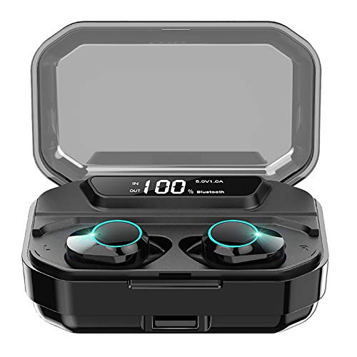 Wireless Earbuds Bluetooth 5.0 Headphones, 3D Stereo Audio Touch Control in-Ear Headset w/Mic, IPX7 Waterproof Earphones for Sports, 120 H Playtime with 3300mAh Charging Case