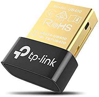 TP-Link USB Bluetooth Adapter for PC 4.0 Bluetooth Dongle Receiver Support Windows 10/8.1/8/7/XP for Desktop, Laptop, Mouse, Keyboard, Printers, Headsets, Speakers, PS4/ Xbox Controllers (UB400)