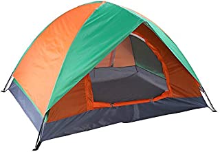 Double Layer Tent for Camping 2 Person Waterproof Ultralight Tent for Lovers Couple Outdoor Hiking Trip (78.7x59x43.3) (LxWxH) 1.5Kg Only