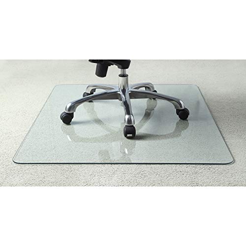 Lorell Tempered Glass Chair Mat, 36