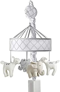 Just Born Keepsake Musical Mobile, Grey Elephant and Deer, One Size