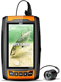 LUCKYLAKER LCD Display Fishing Underwater Camera Fish Finder Cameras Fishing Underwater Video Monitor Infrared Lights for Boat Kayak Sea Fishing