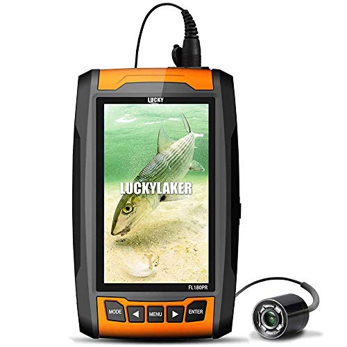 LUCKYLAKER LCD Display Fishing Underwater Camera Fish Finder Cameras Fishing Underwater Video Monitor Infrared Lights for Boat Kayak Sea Fishing