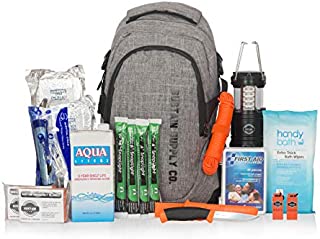 Sustain Supply Co. 9-08395 Essential 2-Person Emergency Survival Bag/Kit  Be Equipped for 72 Hours of Disaster Preparedness with Premium Basic Supplies for 2 People