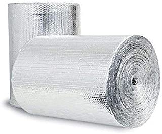 US Energy Products 48 in. x 25 ft. Double Bubble Reflective Insulation Solid Vapor Sound Barrier Commercial Residential (100sqft)