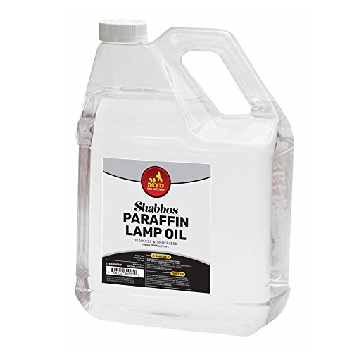 1 Gallon Paraffin Lamp Oil - Clear Smokeless, Odorless, Clean Burning Fuel for Indoor and Outdoor Use - Shabbos Lamp Oil, by Ner Mitzvah