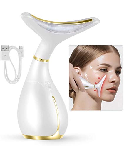 Ms. Face Massager Anti Wrinkles, 45 ±5 Heat High Frequency Vibration Anti Aging Facial Device for Skin Tightening & Lifting, USB Rechargeable, 3 Modes