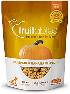 Fruitables Dog Treats Pumpkin & Banana Flavor, 7 oz