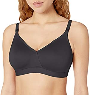 Playtex Women's Maternity Shaping Foam Wirefree Full Coverage Nursing Bra #4958, Black, Medium