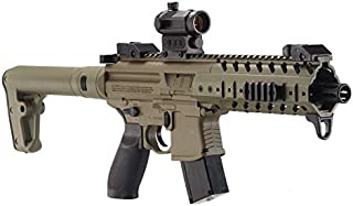 Sig Sauer MPX .177 Cal CO2 Powered SIG20R Red Dot Air Rifle 30 Rounds, Flat Dark Earth