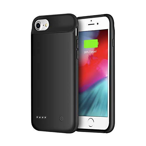 Wixann Battery case for iPhone 8/7/6/6s, 3000mAh Slim Portable Charger Case Protective Rechargeable Battery Pack Charging Case for iPhone 8/7/6/6s