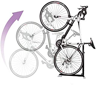 Bike Nook Bicycle Stand, Portable and Stationary Space-Saving Rack with Adjustable Height, for Indoor Bike Storage