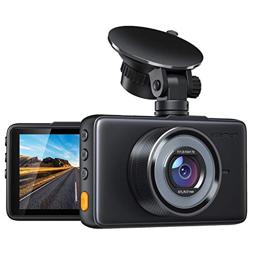 APEMAN Dash Cam 1080P FHD DVR Car Driving Recorder 3 Inch LCD Screen 170° Wide Angle, G-Sensor, WDR, Parking Monitor, Loop Recording, Motion Detection