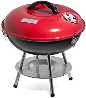 Cuisinart CCG-190RB Portable Charcoal Grill, 14-Inch, Red