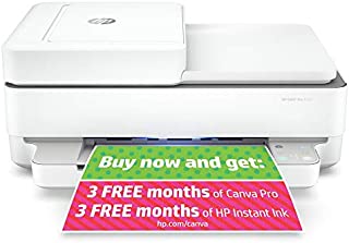 HP ENVY Pro 6455 Wireless All-in-One Printer, Mobile Print, Scan & Copy, Auto Document Feeder, Works with Alexa (5SE45A)