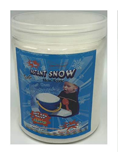 Polymer Instant Snow The Perfect Artificial Snow, Makes 8 Gallons Of Snow