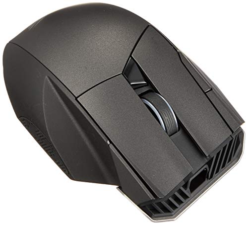 ASUS RGB Laser Gaming Mouse - ROG Spatha | Wireless/Wired Gaming Mouse for PC | for Right-Handed Gamers | 8200 DPI Laser Sensor | Ultra-Precise Mouse Tracking for MMO Games | 3D Printer Friendly