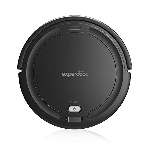 Experobot Mini K5AV Automatic Robot Vacuum Cleaner Lithium Battery 1500mAh Robotic Cleaning for Clean Carpet & Hardwood Floor Filter Pet Hair Friendly Self Detects Protect The furnitures(Black)