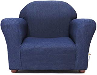 KEET Roundy Kid's Chair Denim, Blue