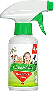 All Natural Flea Tick Home Spray for Dogs and Cats - Gentle Repellent and Safe Control - Recommended Flea Prevention for Pets