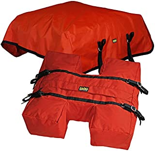 TrailMax H Style Top Pack & Rain Cover Combo for A Pack Saddle, Ideal for Horse and Mule Packing, PVC Coated to Protect Your Larger Camp Comforts and Valuable Gear in The Rain and Bad Weather, Orange