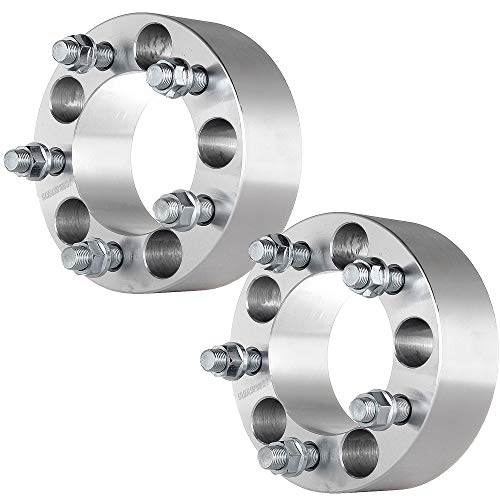 ECCPP 2X 2 inch 5x114.3mm 50mm Wheel Spacers 5 Lug 5x4.5 to 5x4.5 82.5mm fits for Ford Mustang Ranger Crown Victoria Explorer Jeep Cherokee Wrangler with 1/2x20 Studs