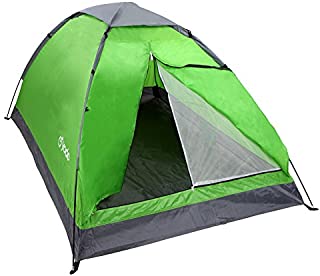 yodo Upgraded Lightweight 2 Person Camping Backpacking Tent with Carry Bag, Green