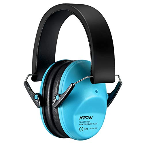 Mpow 068 Kids Ear Protection, NRR 25dB Noise Reduction Ear Muffs, Toddler Ear Protection, Protective Earmuffs for Shooting Range Hunting Season, for Toddlers Kids Children Teens-Blue