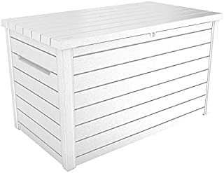 Keter XXL 230 Gallon Deck Storage Box Outdoor Patio Container ~ White