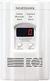 Kidde AC Plug-in Carbon Monoxide and Explosive Gas Detector Alarm | Nighthawk Sensor Technology | Model # KN-COEG-3