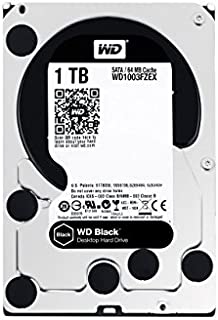 WD 1TB Black Performance Internal Hard Drive 7200 RPM SATA III 3.5