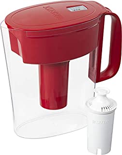 Brita Metro Pitcher with 1 Filter, 5 Cup, Red