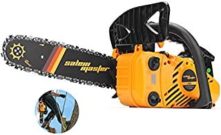 SALEM MASTER Gas Chainsaw 25.4CC 2-Cycle Arborist chainsaw Top Handle, 12-Inch Professional Chainsaw, Lightweight One-hand Chainsaw, Handheld Petrol Chain Saws for Trees Gas Powered