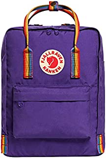 Fjallraven - Kanken Classic Backpack for Everyday, Purple/Rainbow Pattern