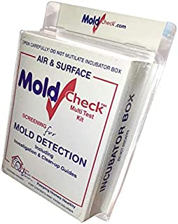 DIY MoldCheck Mold Test Kit (10 Tests per Kit) Multiple air Sampling Tests, Simple Visual Comparison, Locate Mold Source, Easy to use, no lab fee