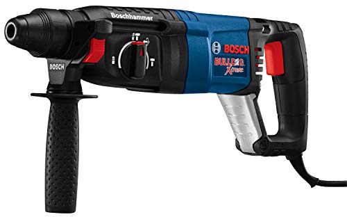 Bosch 11255VSR Bulldog Xtreme - 8 Amp 1 Inch Corded Variable Speed Sds-Plus Concrete/Masonry Rotary Hammer Power Drill with Carrying Case, Blue