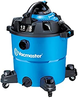 Vacmaster VBV1210, 12-Gallon 5 Peak HP Wet/Dry Shop Vacuum with Detachable Blower